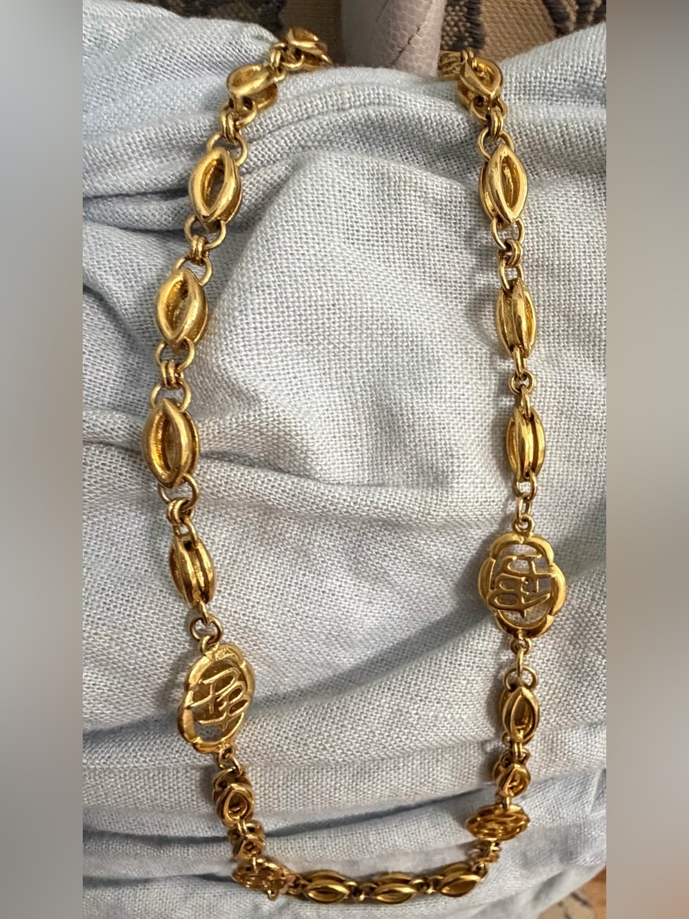 Authentic Pierre Balmain Gold-Plated Necklace